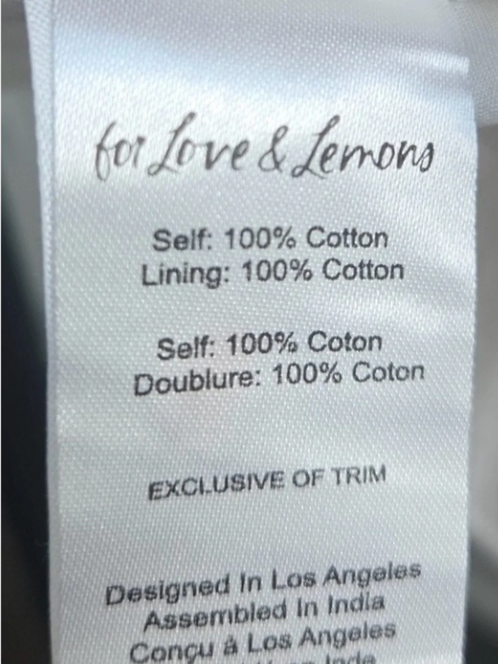 For Love & Lemons Lil Lemons Wildflower Dress 6T NWT Lace Ruffle Organic Cotton
